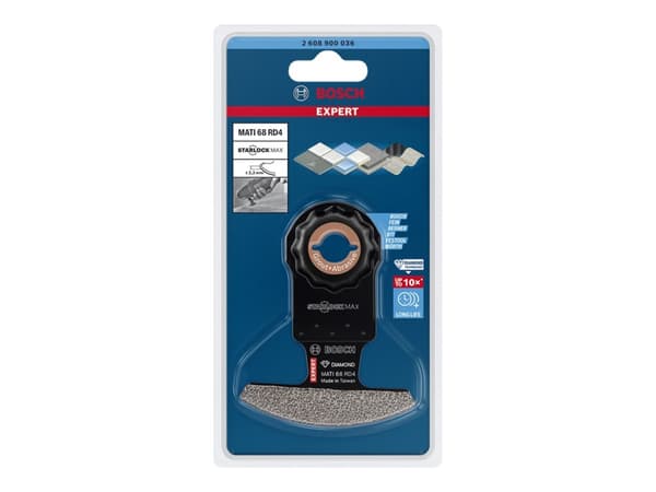 Bosch Expert MATI 68 RD4 - Nedsenket sagblad - lengde: 87 mm - bredde: 68 mm - grovkorn: 40