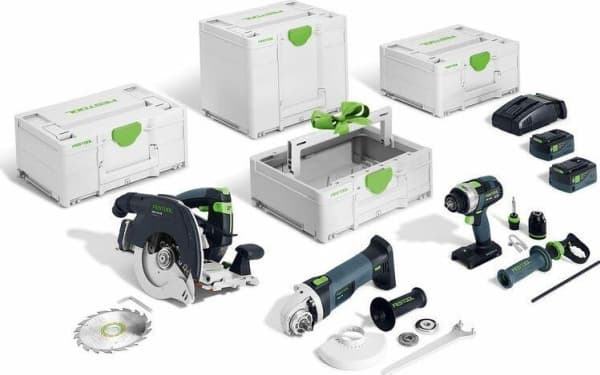 Festool FT. CARPENTRY COMBO SET HKC 55/TPC 18/AGC 18/TB M 137