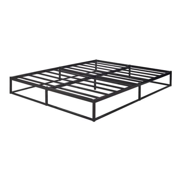 Säng Trerunta 200x160 cm metall svart [en.casa]