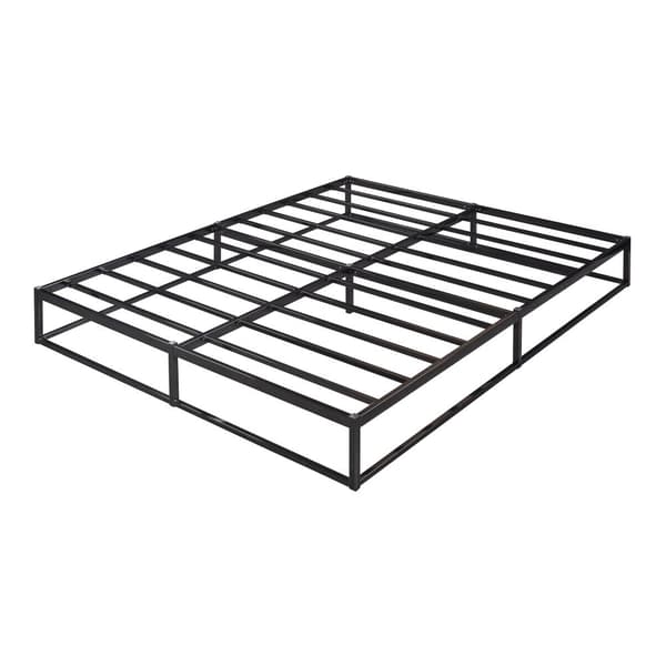 Säng Trerunta 200x160 cm metall svart [en.casa]