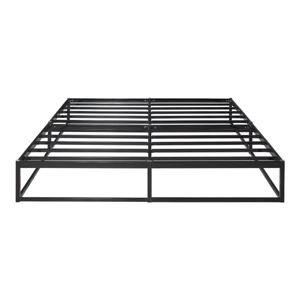 Säng Trerunta 200x160 cm metall svart [en.casa]