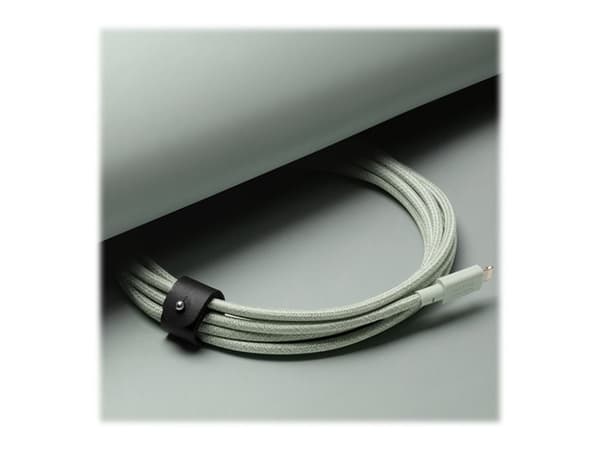 Native Union Belt Cable XL - Lightning-kabel - Lightning hann til USB hann - 3 m - grågrønn