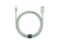 Miniatyrbilde 4 av 5: Native Union Belt Cable XL - Lightning-kabel - Lightning hann til USB hann - 3 m - grågrønn