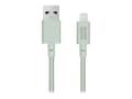 Miniatyrbilde 1 av 5: Native Union Belt Cable XL - Lightning-kabel - Lightning hann til USB hann - 3 m - grågrønn
