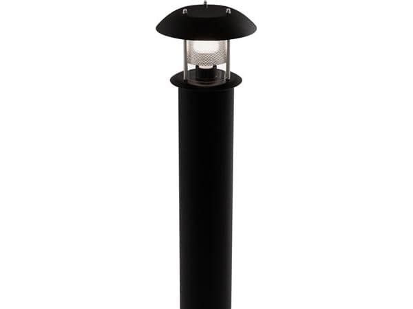 DeKANON Pullertarmatur f/Ø133mm mast. Sort RAL 9005. E27 Fatning. Klasse I. IP56. IK10. STANDARD
