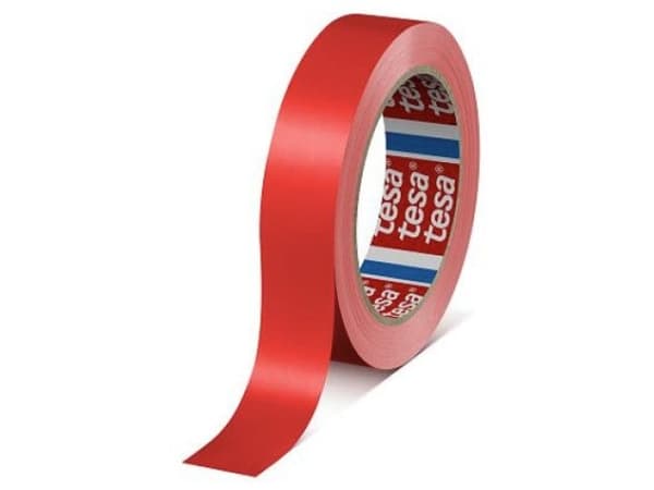 tesa pakkausnauha 66m x 12mm rot