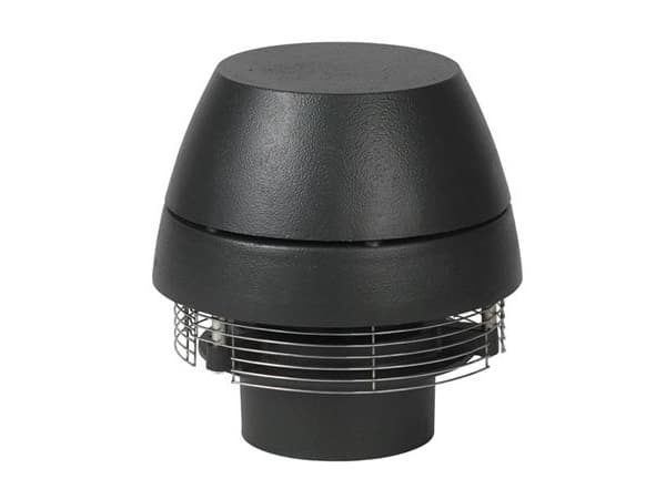 EXHAUSTO Tagventilator DTH16041EC med EC motor, horisontalt afkast, 1x230V. Luftmængde max. 315 m³/h fritblæsende.