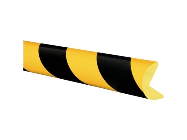 Moravia 422.23.691 Vinkel-beskyttelsesprofil Sort, Gul (L x B x H) 1000 x 40 x 40 mm