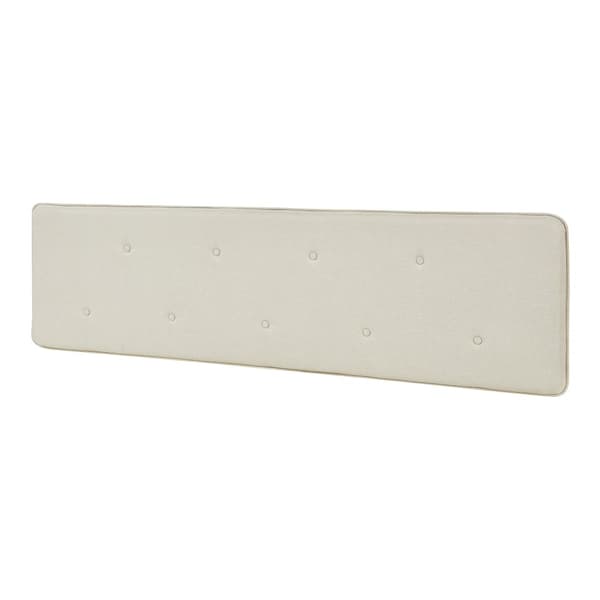 Klädd sänggavel Tokke 160x4x52 cm beige [en.casa]