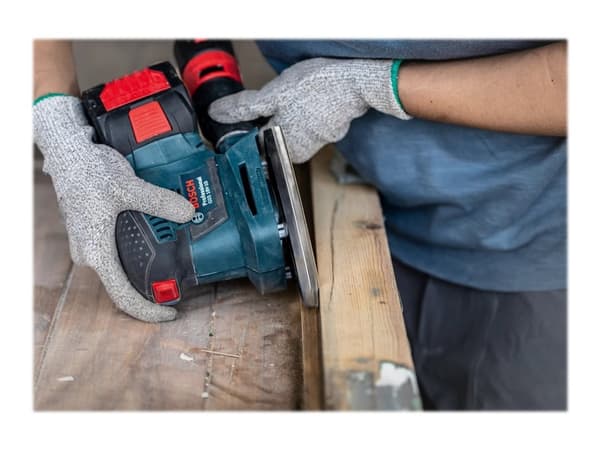Bosch Expert C470 - Slipeark - for løvtre, maling på tre - 10 deler - delta - grovkorn: P180 - 100 mm x 150 mm
