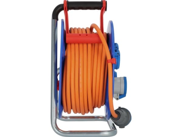 Brennenstuhl 1182690200, 25 m, Utomhus, IP44, Kyltålig, Oljetålig, Plast, Svart, Blå, Orange