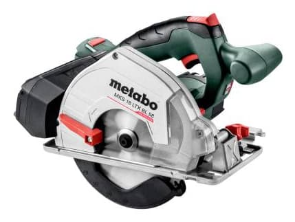 Metabo MKS 18 LTX BL 58, Metall, Svart, Grön, Silver, Borstlös, Gjuten aluminium, Gjuten aluminium, Rostfritt stål, 16,5 cm