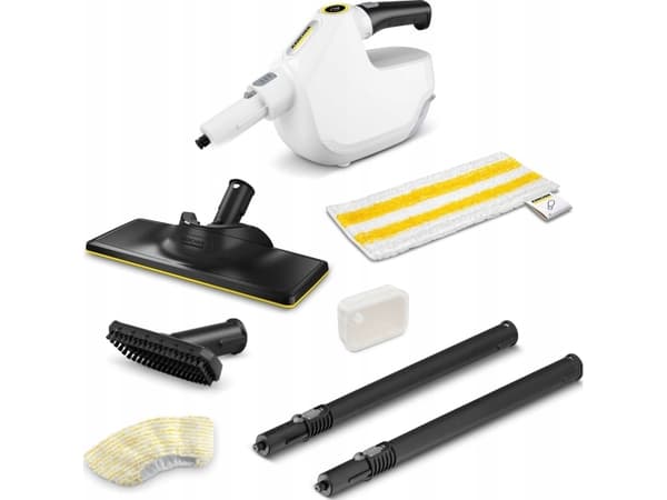 Kärcher SC 1 Multi &amp;amp Up Portable steam cleaner 0.2 L 1300 W Black, Yellow Sort, Gult