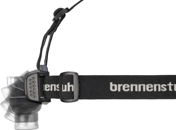 Brennenstuhl 1177300010, Taskulamppu otsapanta, musta, harmaa, muovi, IP44, LED, 250 lm