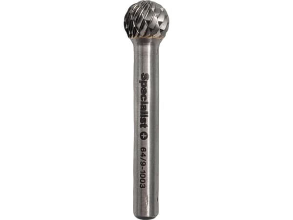 SPECIALIST+ hårdmetallfräs KUD, 10x9x6 mm