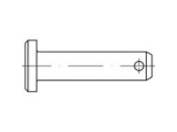 TOOLCRAFT TO-9978912 Bolte (Ø x L) 20 mm x 50 mm Stål Galvaniseret 10 stk