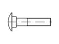 Miniatyrbild 1 av 2: TOOLCRAFT TO-9985851 Runde, flade skruer M10 150 mm Firkant DIN 603 Rustfrit stål A4 50 stk