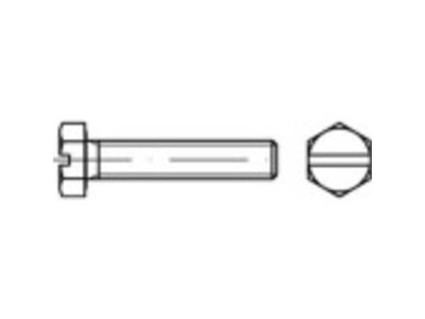TOOLCRAFT TO-9977592 Sekskantsskrue M16 220 mm Udvendig sekskant DIN 933 Stål Varmegalvaniseret 25 stk