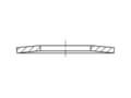 Pikkukuva 1 / 2: TOOLCRAFT TO-9979041 Levyjouset Sisähalkaisija: 51 mm DIN 2093 Jousiteräs 5 kpl