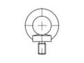 Pikkukuva 1 / 2: TOOLCRAFT TO-9985803 Rengasruuvit M16 DIN 580 Ruostumaton teräs A2 5 kpl