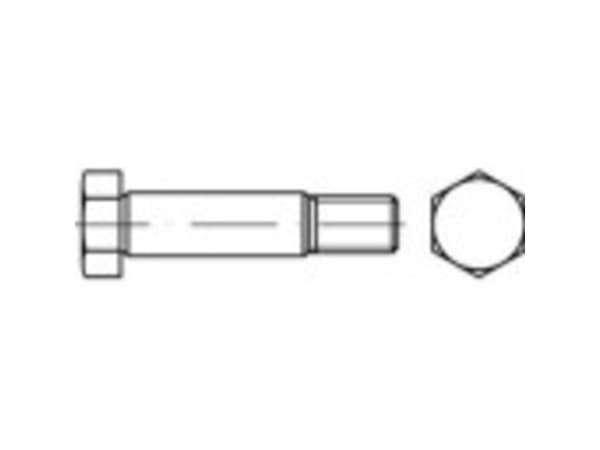 TOOLCRAFT TO-9975129 Sekskant-passkruer M20 110 mm Udvendig sekskant DIN 610 Stål 10 stk