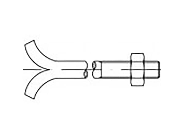 TOOLCRAFT TO-9985260 Stenskruer M30 250 mm DIN 529 Stål verzinkt 5 stk