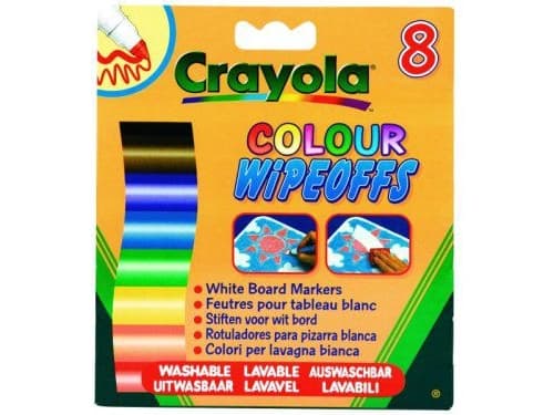 Crayola 03-8223, 8 farger, Sort, Blå, Brun, Grønn, Oransje, Rosa, Rød, Gult, Rund, Barn og voksne, CE, 3 år