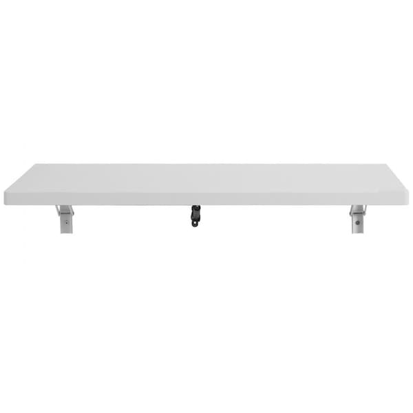 Väggmonterat hopfällbart laptopbord, 31,5x15,75 tum, skrivbord för hemmakontor, platsbesparande design, lätt att installera