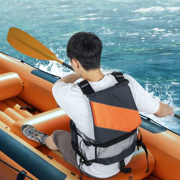 Vattensports flytväst PFD 110N, Flytväst för män och kvinnor, XL, säkerhet, hög synlighet, vattensportutrustning