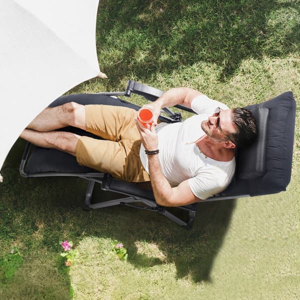 Zero Gravity stol 26", indendørs og udendørs hvilestol, ergonomisk design, komfortabel afslapning