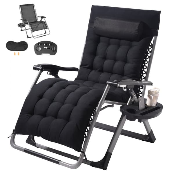 Nollgravitationstol 33", Nollgravitation Recliner Loungestol för inomhus och utomhus