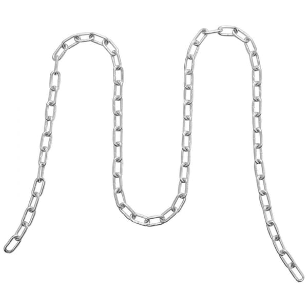 Zinkbelagt Proof Coil Kæde i Carbonstål, 3/16" x 10', 1100 lbs Belastningsevne