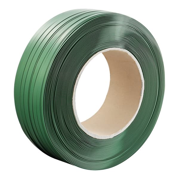 Emballage Polyester PET omsnøringsrulle 0,63" x 0,03" x 4000', slidstærk båndstrop, effektiv emballeringsløsning