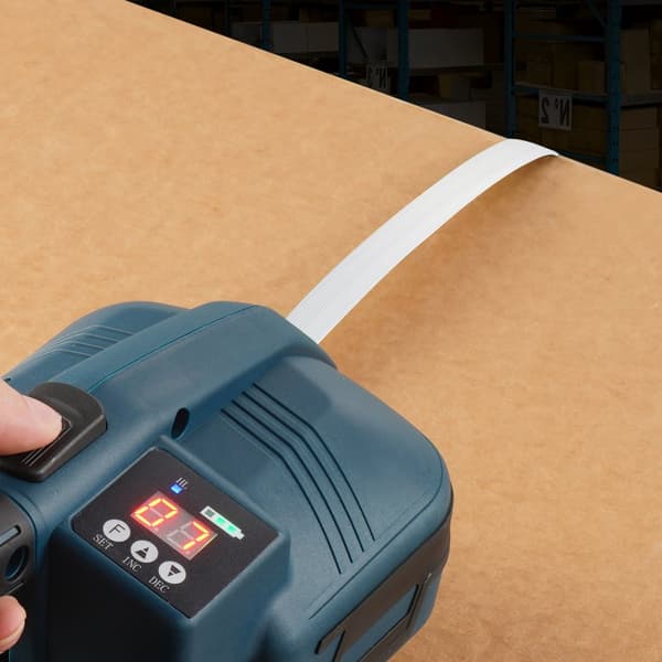 Vävd bandrulle förpackning 1/2" x 0,03" x 660', bandingrem 882 lbs, hållbar, kraftfull, lång räckvidd