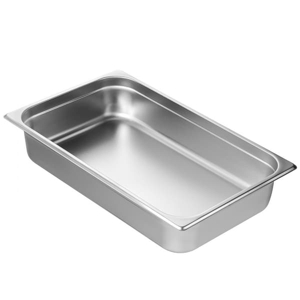 Täysikokoinen Hotelli Pan Steam Pöytäpannu, 4" syvä, Ruostumaton Teräs, Kestävä ja Tehokas Grillaamiseen