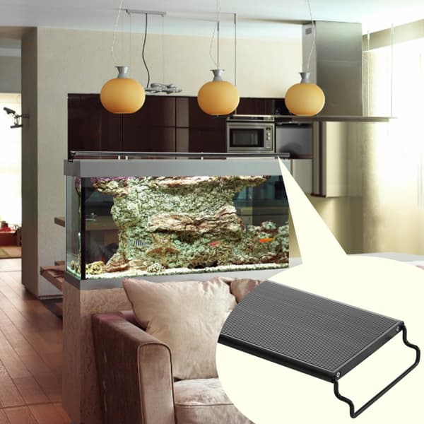 Fuld Spektrum Akvarielampe med LCD-skærm til 24"-30" Ferskvandsbeholder - 22W Effekt