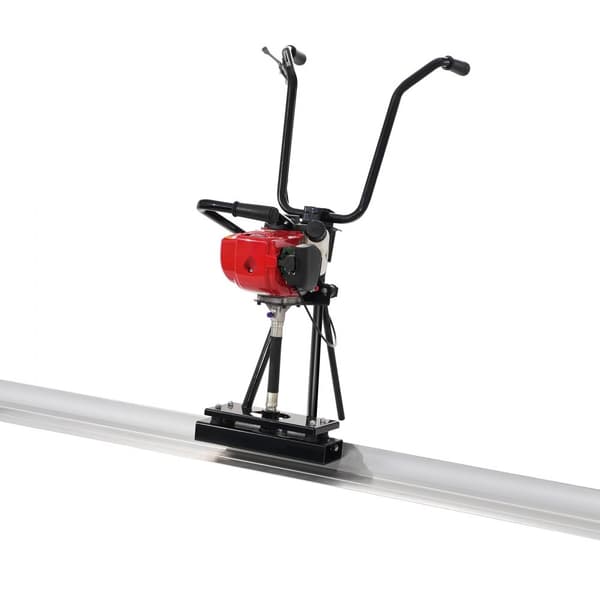 Gasbeton Power Screed, 6 ft/8 ft/11 ft aluminiumsplade, lige kant stangsæt, 4-takts cementfinishing vibrerende motor, højdejusterbare
