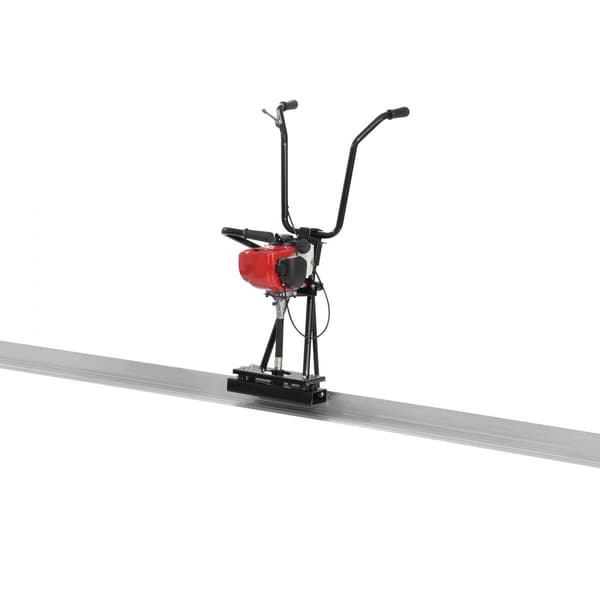 Gasbeton Power Screed, 3370 mm aluminiumsplade, 4-takts cementfinishing, justerbar motor, effektiv og holdbar
