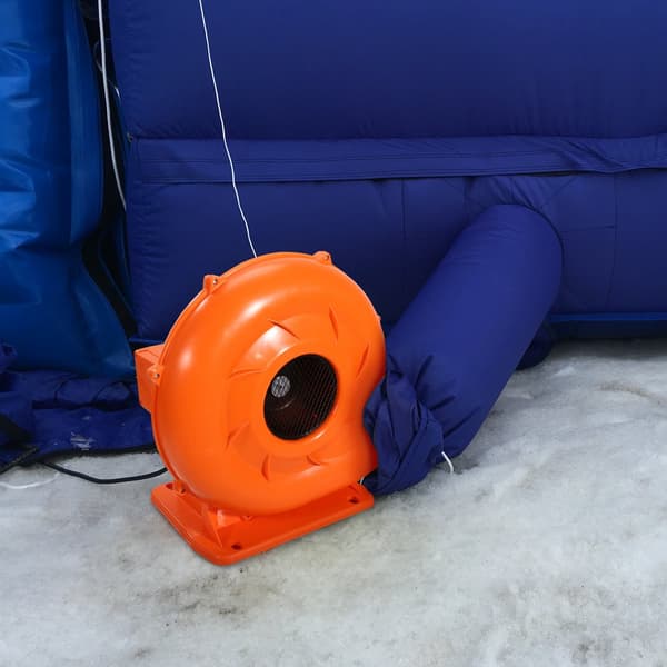 Ilmapumppu 900W, täyttää 550 m³/h, sähkökäyttöinen puhalin, ilmapatja ja hyppytorni käyttöön