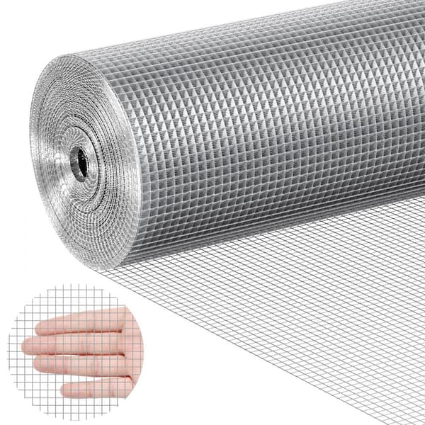 Kanalanka-aita 1/4", 48" x 50ft, 23 Ga Metalliverkko Rulla, Kestävä ja Monikäyttöinen