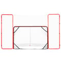 Miniatyrbild 1 av 9: Hockeymål med backstop och måltavlor, utomhus, stål, 72”
