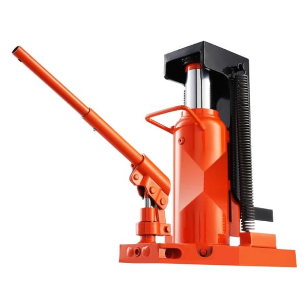 Hydraulisk tåjack 10 ton, tå-tå-jacklyft, 20 ton topplyftkapacitet, lufthydraulisk, justerbar höjd 1,2-7,5 och 12,6-18,9 cm