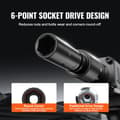 Miniatyrbillede 4 af 9: Slagnøglesæt 15 dele, 6-punkts 3/8" drive, bits ratchet værktøjssæt med kasse