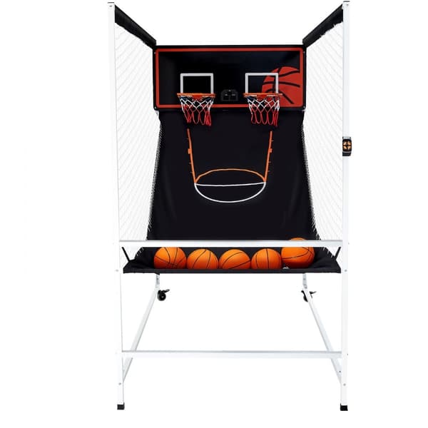 Inomhus Dubbelshot Arcade-spel med Järnbur, 2 Spelare, 5 Bollar