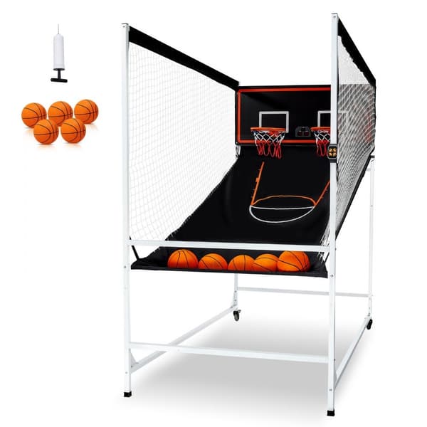 Inomhus Dubbelshot Arcade-spel med Järnbur, 2 Spelare, 5 Bollar