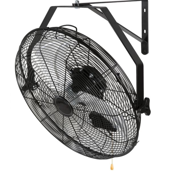 Industrivægventilator Metal 44,6 cm, 3 hastigheder, kraftfuld luftcirkulation, energieffektiv