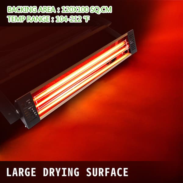 Infraröd spraykabinslampa för lackering, 2 set, 3000 W, snabb uppvärmning, energieffektiv