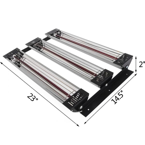 Infraröd spraykabinslampa för lackering, 2 set, 3000 W, snabb uppvärmning, energieffektiv