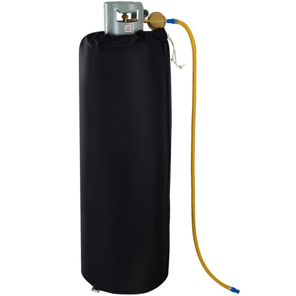 Isoleret båndstil gascylindervarmer til 100 lbs gastanke, 280W, 90 ℉, energieffektiv opvarmning, holdbar konstruktion