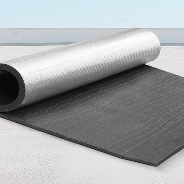 Isoleringsrulle Aluminiumfolie XPE Skumkerne Radiant Barrier, 40 tommer x 5 fod, energieffektiv, termisk isolering